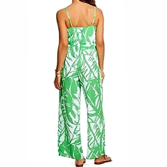 Lilly Pulitzer x Target - “Boom Boom” Tropical Print Bodysuit Size M Green - Picture 2 of 15